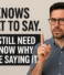 AI Knows What to Say. You Still Need to Know Why You’re Saying It.
